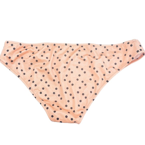 Shade & Shore NWT Sun Coast Cheeky Swimsuit Bikini Bottoms Tan Dot Size XL - Picture 5 of 9